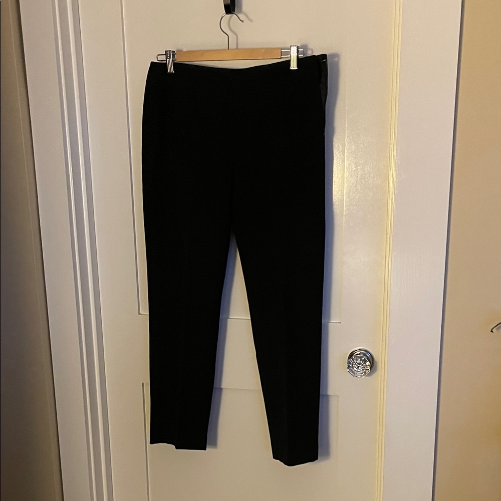 Talbots Classic Black Side Zip Trousers